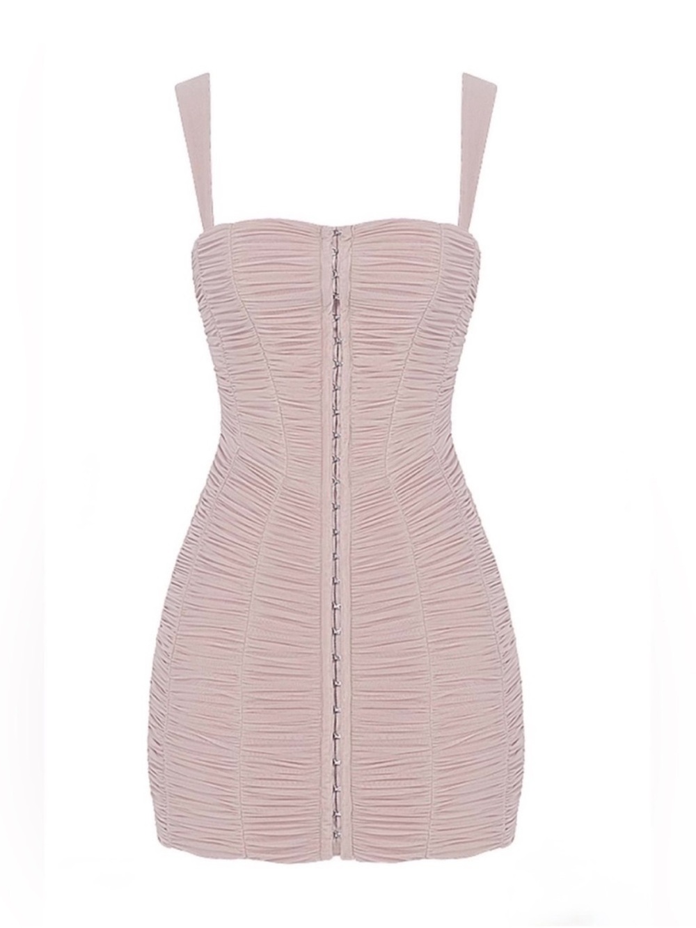 🇺🇸Firm Price🇺🇸House of CB CATE Crystal Ruched Mesh Mini Dress - Picture 10 of 16